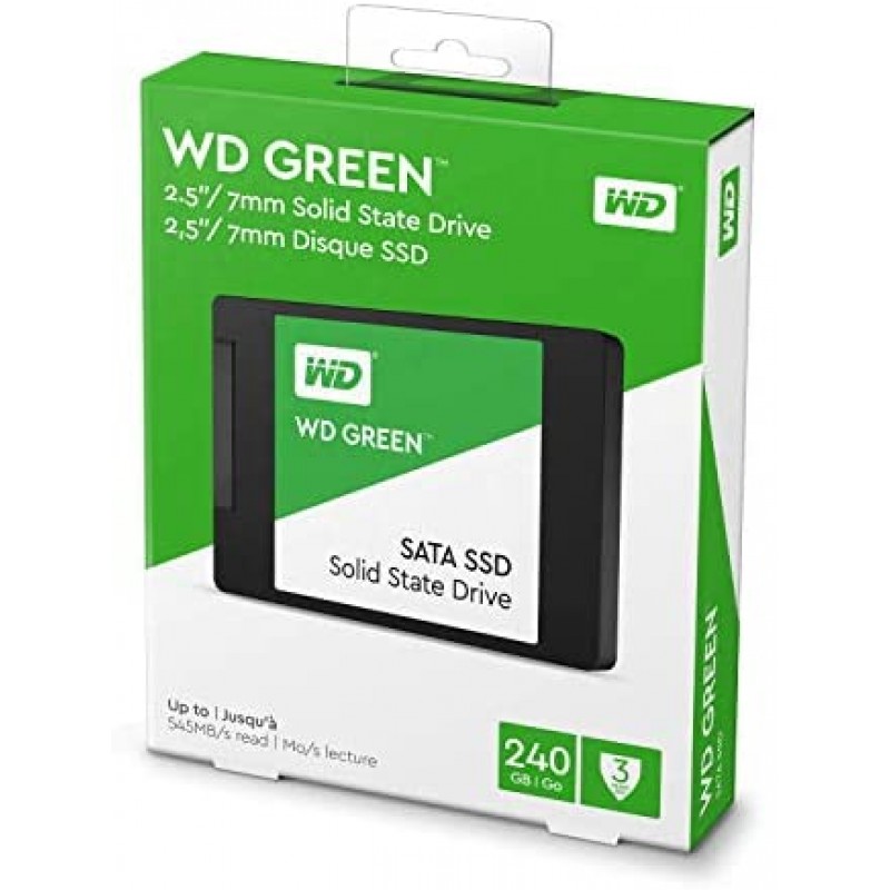 Western Digital WD Green 240 GB 2.5 inch SATA III Internal Solid State Drive (WDS240G2G0A)