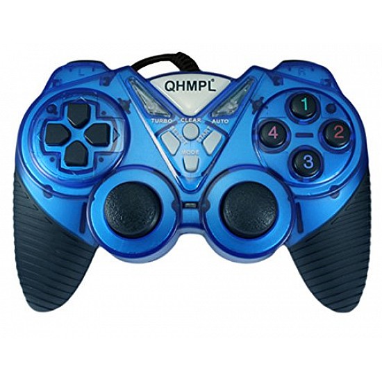 Quantum QHM7487 PC Game Pad Controller (Joystick) with Turbo Function