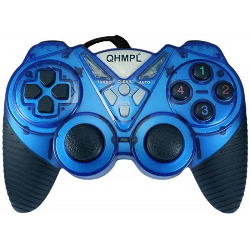 Quantum QHM7487 PC Game Pad Controller (Joystick) with Turbo Function