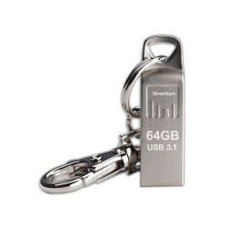 Strontium Ammo 3.1 64 GB USB Flsh Drive (Silver)