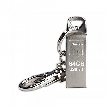 Strontium Ammo 3.1 64 GB USB Flash Drive (Silver)