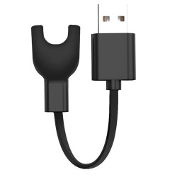 Taslar USB Charger For Xiaomi Mi Band 2/ Mi Band Hrx Replacement Usb Charging Cable,(Black) (Not Suitable For Mi Band 1)