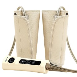 Lifelong LLM18 Air Pressure Massager for blood circulation and pain relief of Arms, Leg, Calf and Foot (Brown)