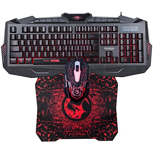 MARVO KM400+G1 Gaming Keyboard Mouse and Mousepad MARVO KM400+G1 Gaming Keyboard Mouse and Mousepad
