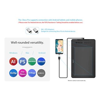 XP-Pen Deco01 V2 Digital Graphics Drawing Pen Tablet Black XP-Pen Deco01 V2 Digital Graphics Drawing Pen Tablet Black