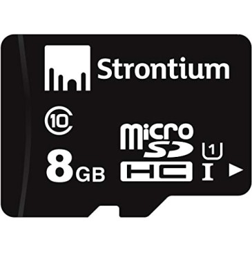 Strontium MicroSD Class 10-8GB Memory Card (Black)-- Strontium MicroSD Class 10-8GB Memory Card (Black)--