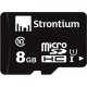 Strontium MicroSD Class 10-8GB Memory Card (Black)--