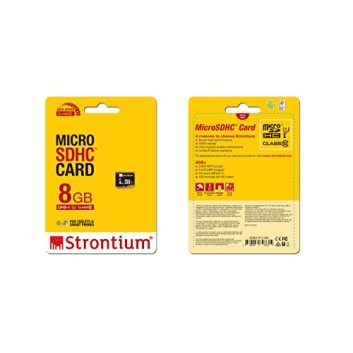 Strontium MicroSD Class 10-8GB Memory Card (Black)-- Strontium MicroSD Class 10-8GB Memory Card (Black)--