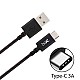 boAt A400 USB Type-C to USB-A 2.0 Male Data Cable, 2 Meter (Black)