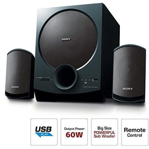 Sony SA-D20 C E12 2.1 Channel Multimedia Speaker System with Bluetooth (Black) Sony SA-D20 C E12 2.1 Channel Multimedia Speaker System with Bluetooth (Black)