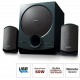 Sony SA-D20 C E12 2.1 Channel Multimedia Speaker System with Bluetooth (Black)