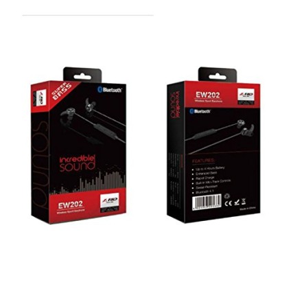 F&D EW201 Extra Bass In-Ear Wireless Earphones with Mic(Black) F&D EW201 Extra Bass In-Ear Wireless Earphones with Mic(Black)