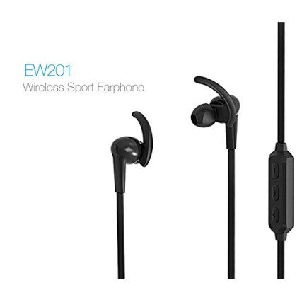 F&D EW201 Extra Bass In-Ear Wireless Earphones with Mic(Black) F&D EW201 Extra Bass In-Ear Wireless Earphones with Mic(Black)