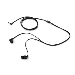 HP in-Ear Headphone 100 with Noise Isolation Earbuds (Black)