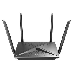 D-Link DIR-2150 AC2100 Mbps MU-MIMO Dual Band Wi-Fi Router, 5 Gigabit Ports, 4 External Antenna Black