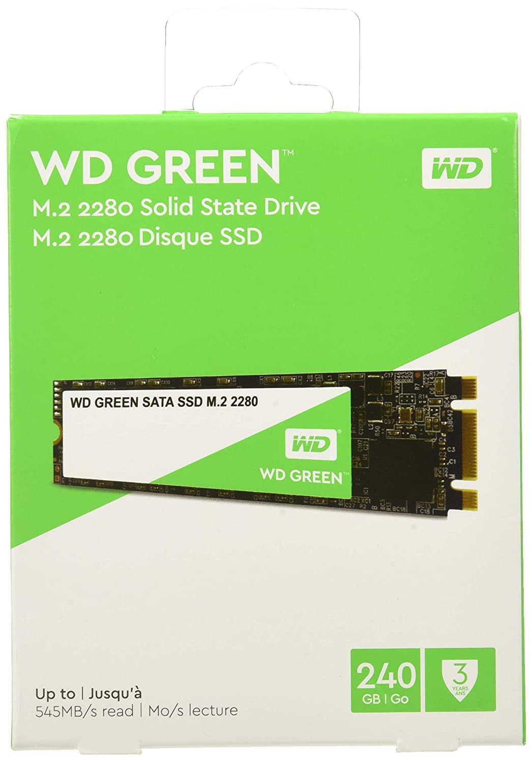 Western Digital WD Green m.2 SSD 545Mbs 240GB (WDS240G2G0B)