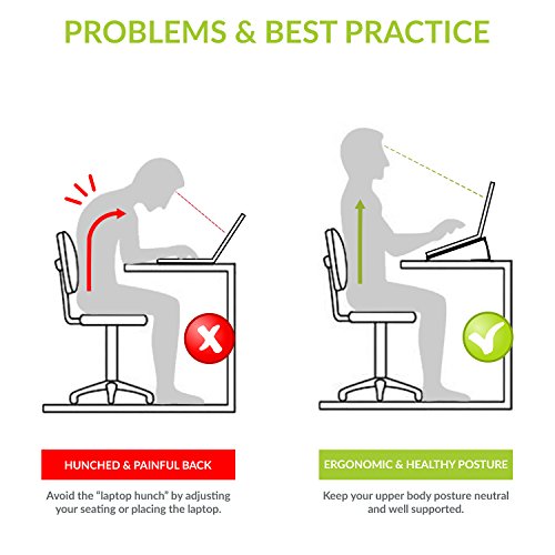 Tizum Anodised Aluminium Laptop Stand with Steady Ergonomics (Black) Tizum Anodised Aluminium Laptop Stand with Steady Ergonomics (Black)