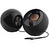 Creative pebble 2.0 usb-powered desktop speakers with far-field drivers and passive radiators for pcs and laptops black