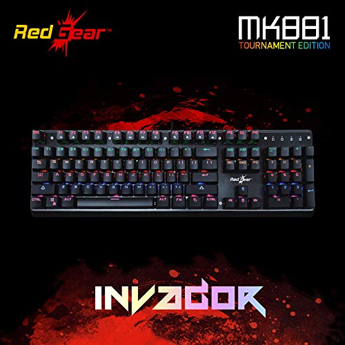 Redgear Invador Mk881 USB Mechanical Gaming Keyboard (Black) Redgear Invador Mk881 USB Mechanical Gaming Keyboard (Black)