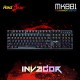 Redgear MK881 Invador Professional Mechanical Wired Gaming Keyboard with Kailh Blue switches Lightning Effect and Windows Key Lock Black