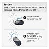 Sony WF-SP700N/W True Wireless Splash-Proof Noise-Cancelling Earbuds with Built-In Microphone White