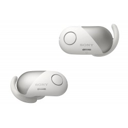 Sony WF-SP700N/W True Wireless Splash-Proof Noise-Cancelling Earbuds with Built-In Microphone White