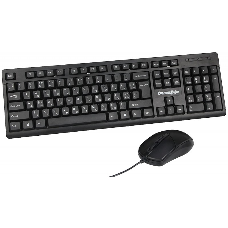 Cosmic Byte CB-GKM-01 Wired Office Keyboard and Mouse Combo (Black)