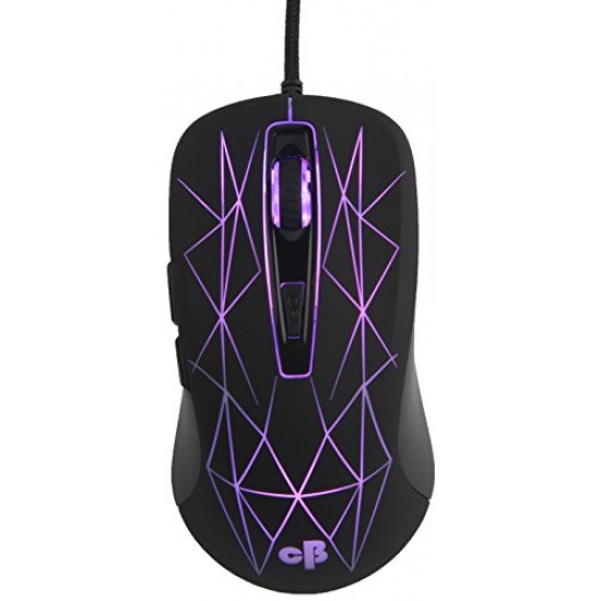 Cosmic Byte CB-M-06 Neutron 3200DPI Gaming Mouse with LED and Software (Black)