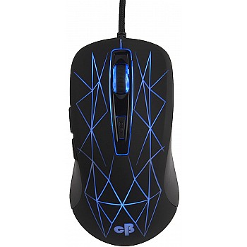 Cosmic Byte CB-M-06 Neutron 3200DPI Gaming Mouse with LED and Software (Black)