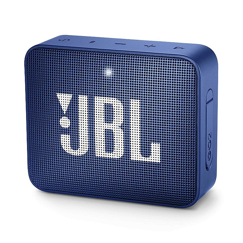 JBL Go 2 Portable Waterproof Bluetooth Speaker with mic Deep Sea Blue