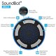 SoundBot SB531 Bluetooth Wireless Floating Speaker with FM Radio and LED (Grey)