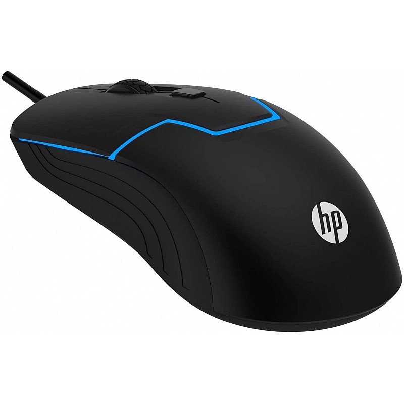 HP M100 Wired Gaming Optical Mouse (Black)