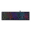 Live Tech Phantom Plus Wired Mechanical Keyboard with RGB LED Backlit, Blue Switch with USB Gold Plated UV Coated Anti-Ghosting Keys (Black)