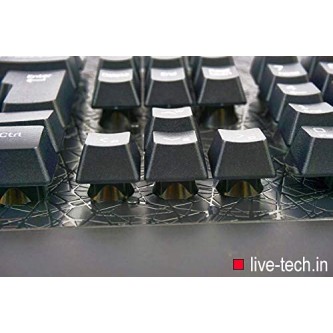 Live Tech Phantom Plus Wired Mechanical Keyboard with RGB LED Backlit, Blue Switch with USB Gold Plated UV Coated Anti-Ghosting Keys (Black) Live Tech Phantom Plus Wired Mechanical Keyboard with RGB LED Backlit, Blue Switch with USB Gold Plated UV Coated Anti-Ghosting Keys (Black)