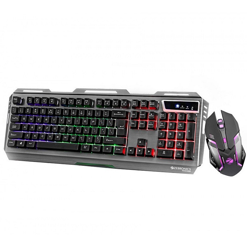 Zebronics Zeb-Transformer Gaming Keyboard and Mouse Combo USB-Braided-Cable