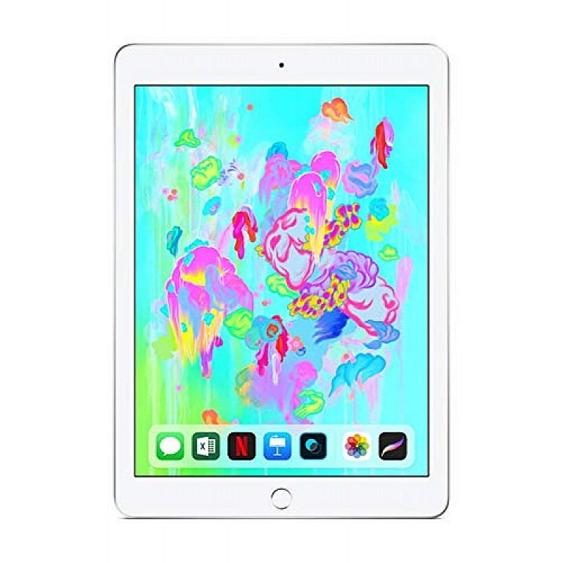 Apple iPad (Wi-Fi, 128GB) - Silver (Previous Model)- 