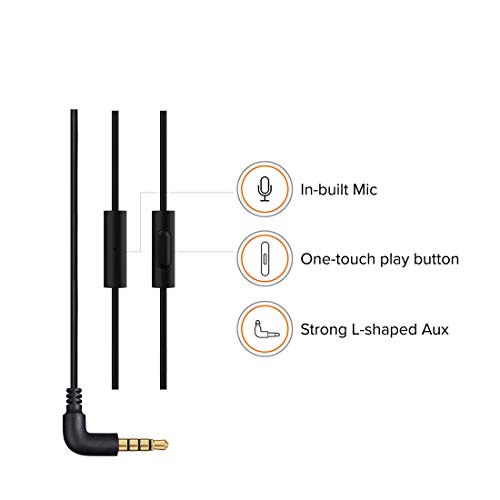 Mi Earphone Basic with Ultra Deep Bass & Aluminium Alloy Sound Chamber (Black) Mi Earphone Basic with Ultra Deep Bass & Aluminium Alloy Sound Chamber (Black)