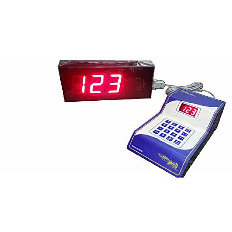 Token display display with voice 2 inch character size