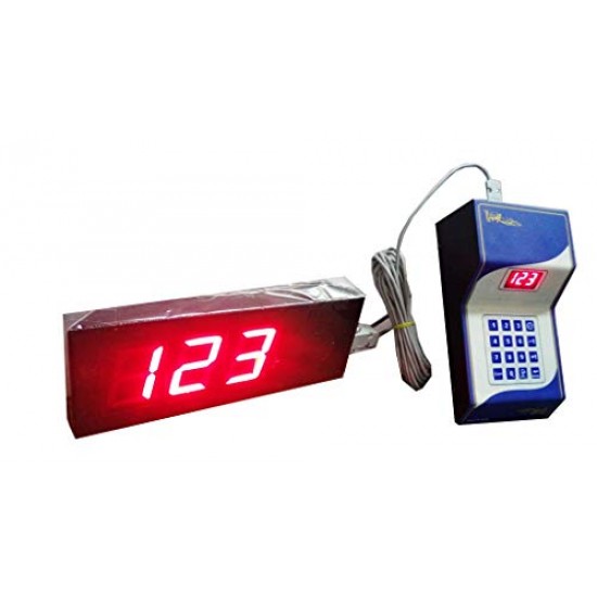 Token display display with voice 2 inch character size