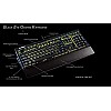 Cosmic Byte CB-GK-11 Black Eye Wired Aluminium Mechanical Keyboard, Real RBG Backlit with Effects Brown Switch