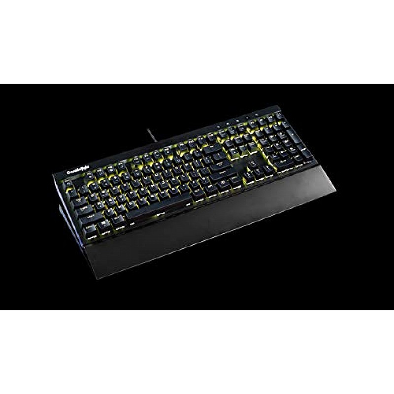 Cosmic Byte CB-GK-11 Black Eye Wired Aluminium Mechanical Keyboard, Real RBG Backlit with Effects Brown Switch