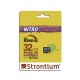 Strontium Nitro 32GB Micro SDHC Memory Card 85MB/s UHS-I U1 Class 10 High Speed (SRN32GTFU1QR)