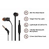 JBL T160 in-Ear Headphones with Mic (Black)