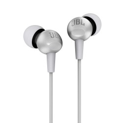 JBL C200SI by Harman Super Deep Bass in-Ear Premium Headphones with Mic (Ice Grey)