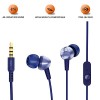 JBL C200SI Super Deep Bass in-Ear Premium Headphones with Mic Mystic Blue