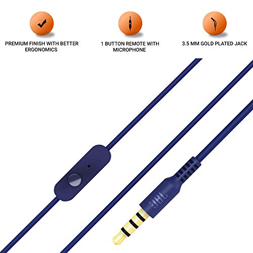 JBL C200SI Super Deep Bass in-Ear Premium Headphones with Mic Mystic Blue JBL C200SI Super Deep Bass in-Ear Premium Headphones with Mic Mystic Blue