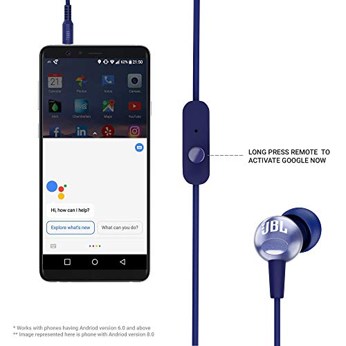 JBL C200SI Super Deep Bass in-Ear Premium Headphones with Mic Mystic Blue JBL C200SI Super Deep Bass in-Ear Premium Headphones with Mic Mystic Blue