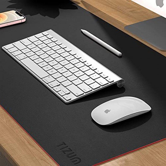 Tizum Extended Mouse Pad/Desk Mat Blotter for Work from Home/Office/Gaming