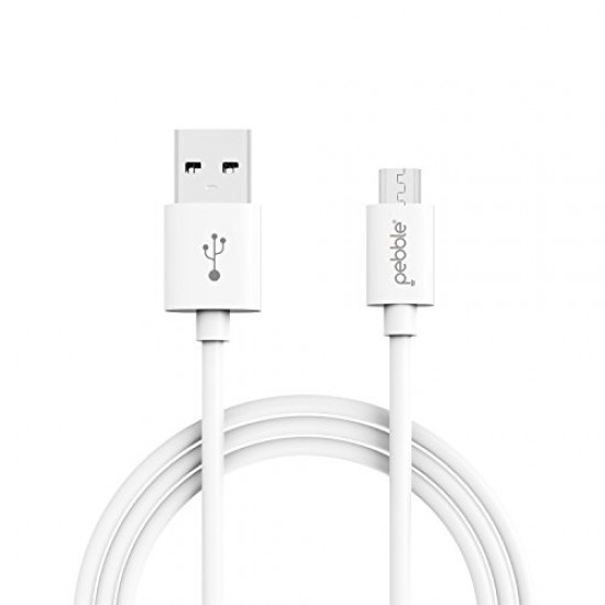 Pebble Micro USB Cable (3.2 Feet/1 Meter) | Fast Charging Upto 2.4A
