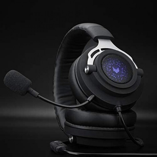 Rapoo VH150 Gaming Headset USB Surround Sound Breathing LED Backlight Headphone with Microphone for Gamer